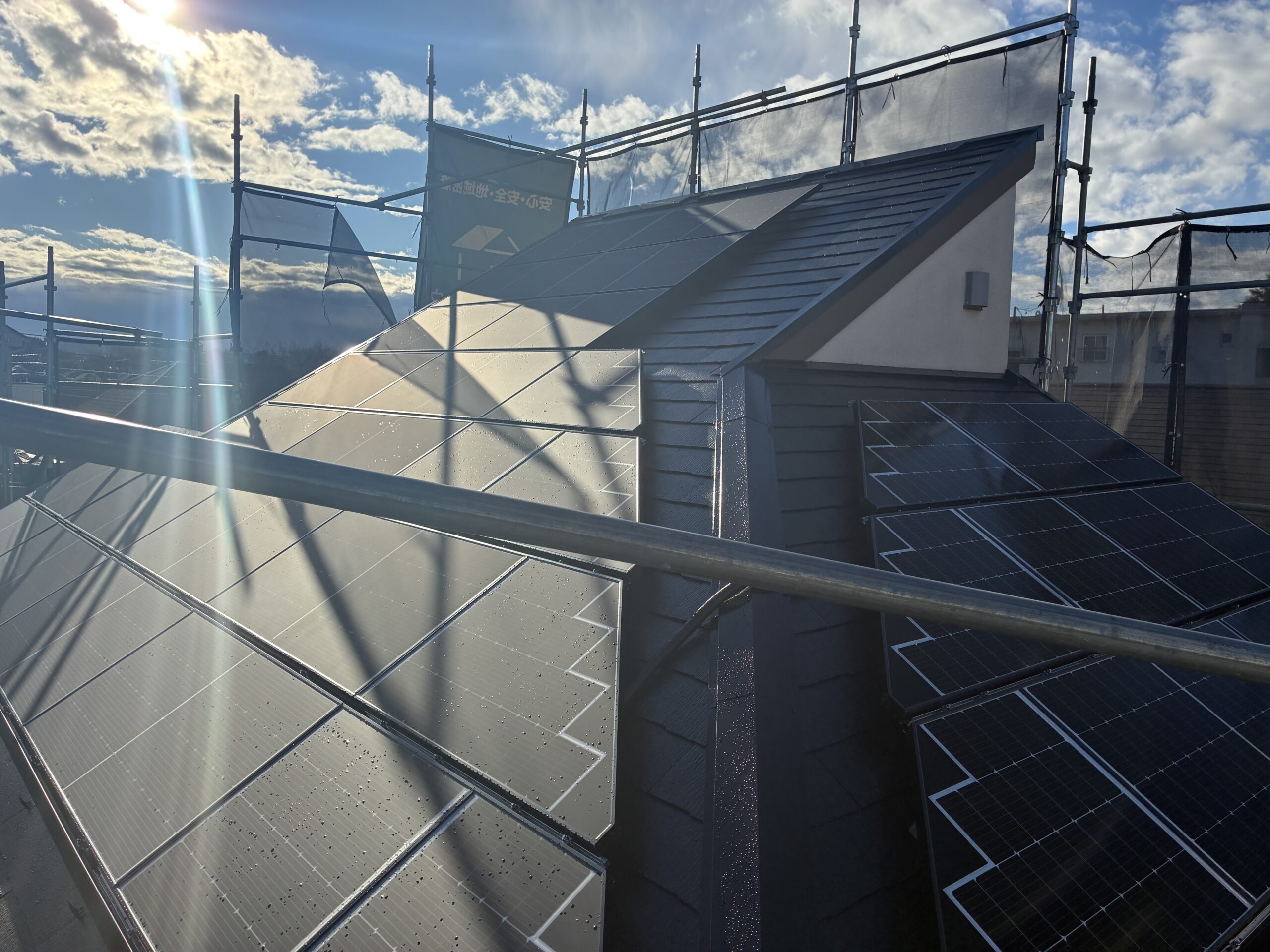 【調布市M様邸リフォーム工事】太陽光＋蓄電池＋塗装工事